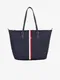 Tmav modr dmsk kabelka Tommy Hilfiger Poppy Tote Corp
