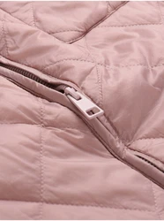 NAX Prošívaný kabát LOZERA bled fialov NAX Prošívaný kabát LOZERA bled fialov