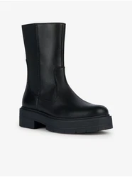 Geox kozačky Spherica černá Geox kozačky Spherica černá