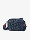 Tmavě modrá dámská vzorovaná crossbody kabelka VUCH Daya