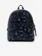 Modro-černý dámský vzorovaný batoh Desigual Onyx Mombasa Mini
