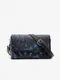 Modro-ern dmsk vzorovan kabelka Desigual Onyx Venecia 2.0