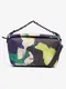 Zeleno-?erná dámská vzorovaná kabelka Desigual Dembow Venecia 2.0