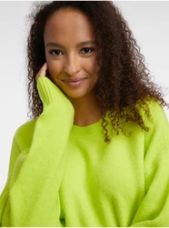 Orsay dámský svetr neonový neonová zelená