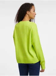 Orsay dámský svetr neonový neonová zelená
