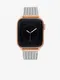 emnek pro hodinky Apple Watch s krystaly ve stbrn barv Anne Klein
