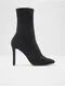Černé dámské kozačky na podpatku ALDO Delylah