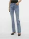 Svtle modr dmsk flared fit dny Vero Moda