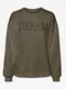 Khaki dmsk mikina Vero Moda Irola