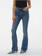 Modr dmsk flared fit dny Vero Moda Flash