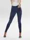 Modr skinny fit dny s vysokm pasem ONLY Royal